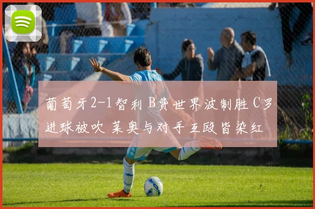 葡萄牙2-1智利 B费世界波制胜 C罗进球被吹 莱奥与对手互殴皆染红