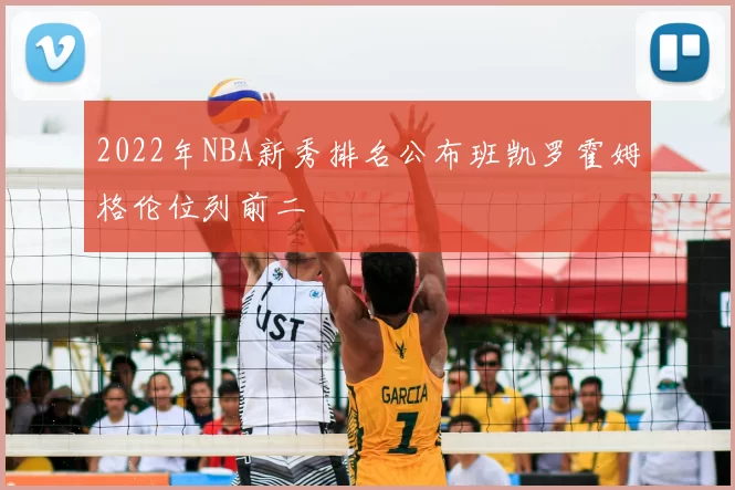 2022年NBA新秀排名公布班凯罗霍姆格伦位列前二