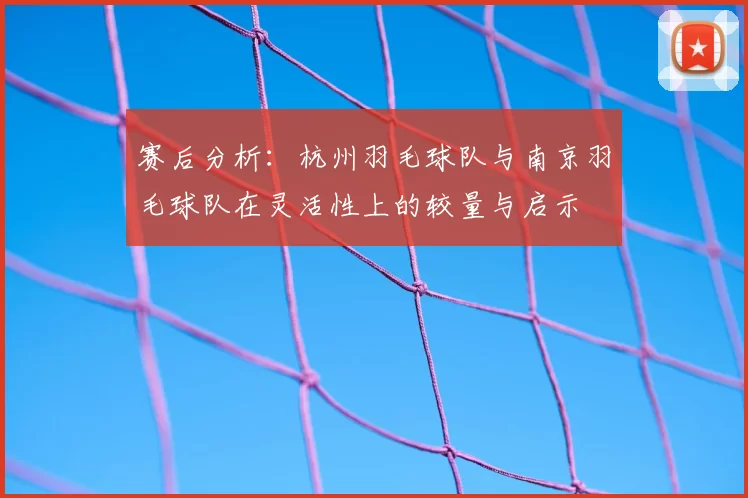 赛后分析:杭州羽毛球队与南京羽毛球队在灵活性上的较量与启示