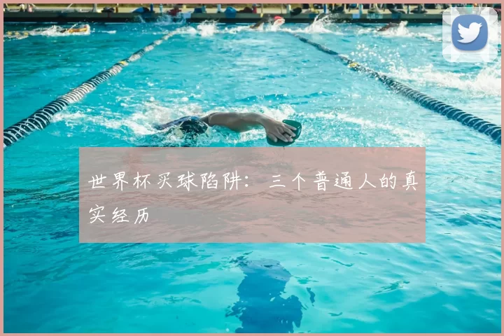 世界杯买球陷阱:三个普通人的真实经历