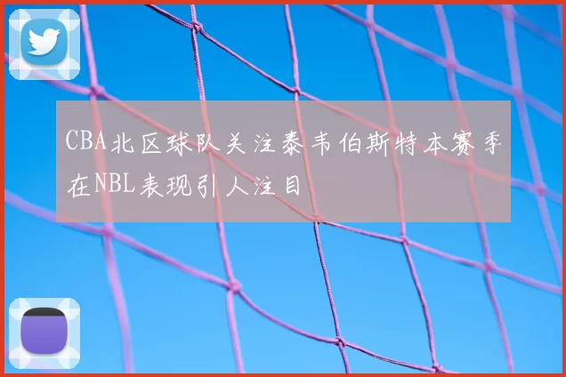 CBA北区球队关注泰韦伯斯特本赛季在NBL表现引人注目