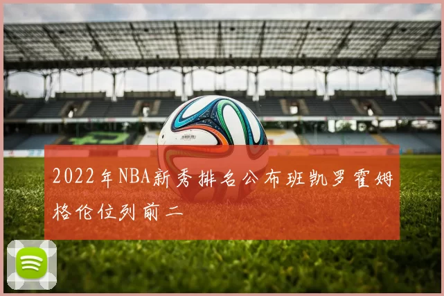 2022年NBA新秀排名公布班凯罗霍姆格伦位列前二