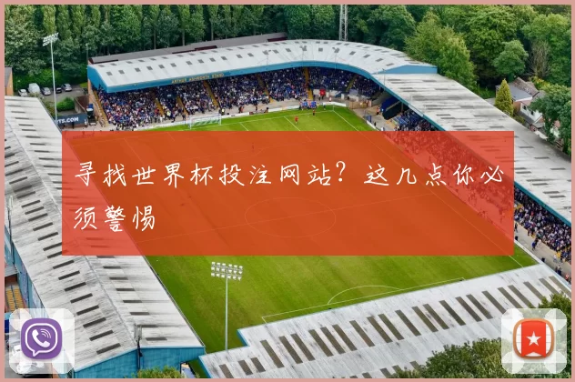 寻找世界杯投注网站?这几点你必须警惕
